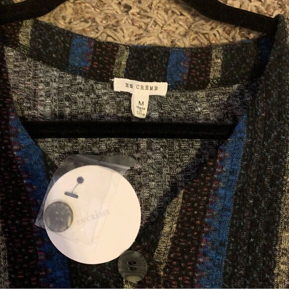 En Crème Striped Dress NWT - Picture 3 of 9